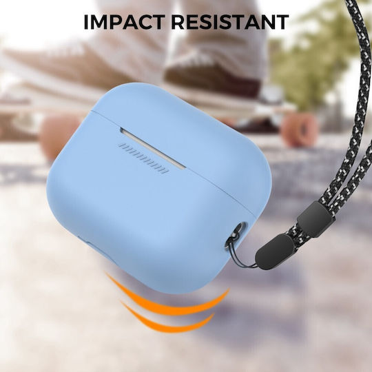 AHAstyle Case Silicone in Light Blue color for Apple AirPods Pro 2