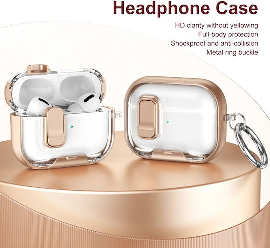 Калъф в Златист цвят за Apple AirPods Pro
