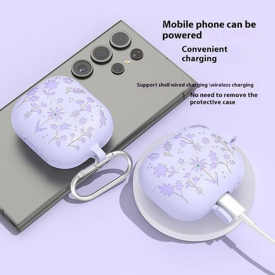 Husă în culoarea Violet pentru Galaxy Buds3