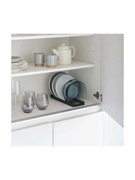 Yamazaki Inox Cabinet Dish Rack in Black Color 11x32x2cm