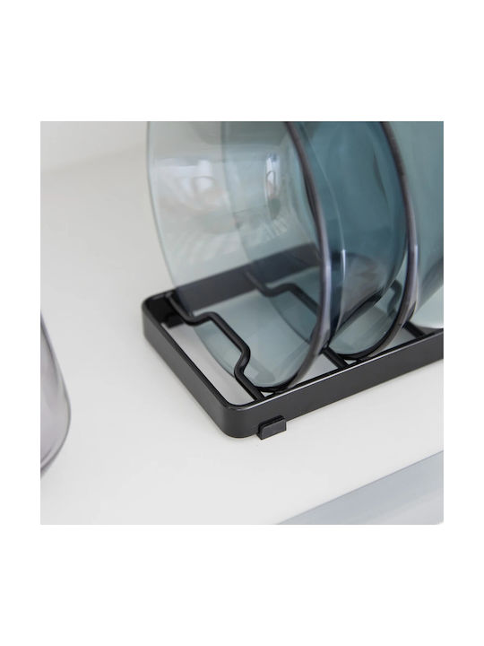 Yamazaki Inox Cabinet Dish Rack in Black Color 11x32x2cm