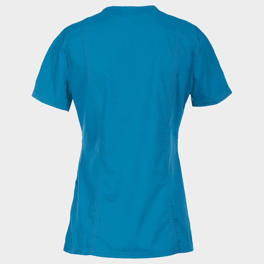 Cherokee WWE610 Weibliche Medizinische Bluse Blau