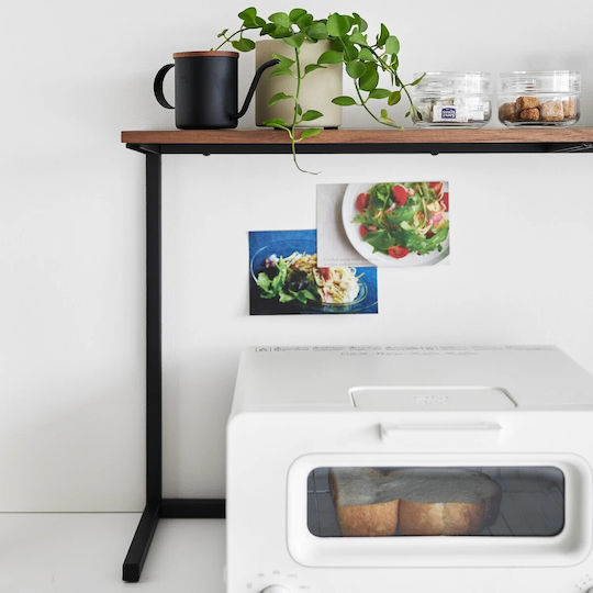 Yamazaki Tabletop Wooden Base 90x22x46.7cm Black