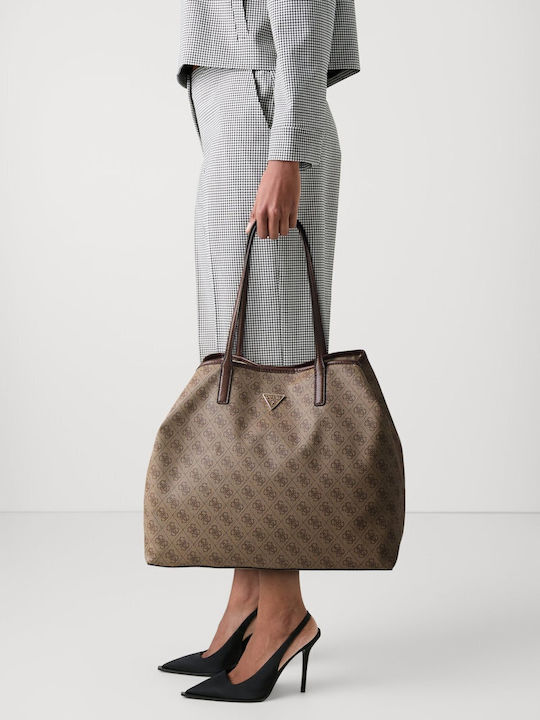 Set Women's Shoulder Shopper Bag Brown