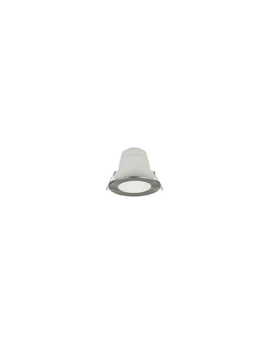 Trio Lighting Virunga Plastic Recessed Spot Silver 1pcs