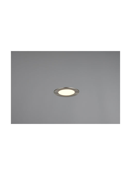 Trio Lighting Virunga Plastic Recessed Spot Silver 1pcs