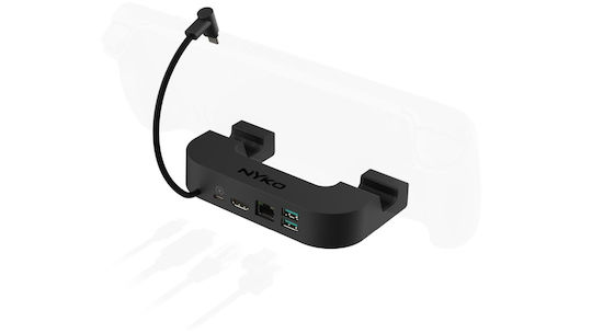 NYKO Controller-Ladestation Steam Deck Schwarz