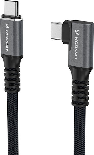 Wozinsky Video Cable USB-C male - Thunderbolt 4 240W PD Μαύρο 1.5m