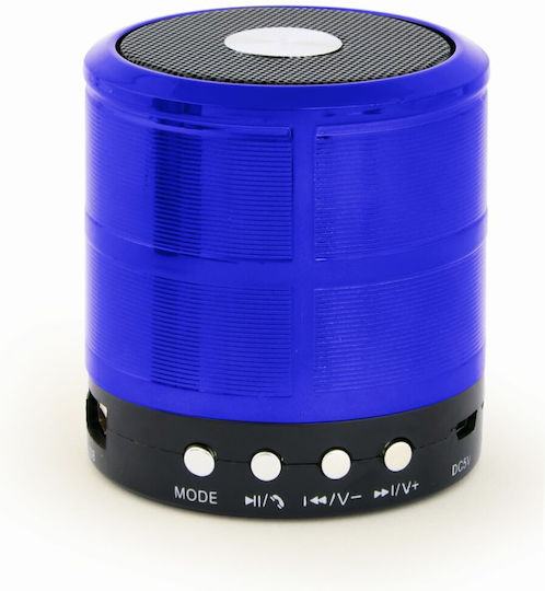 Gembird SPK-BT-08 Ηχείο Bluetooth 3W με Διάρκεια Μπαταρίας έως 3 ώρες Μπλε