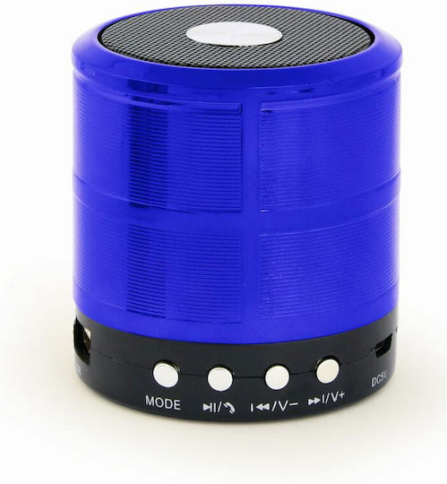Gembird SPK-BT-08 Ηχείο Bluetooth 3W με Διάρκεια Μπαταρίας έως 3 ώρες Μπλε