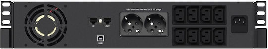 Infosec X4 2000 RM Plus UPS Line-Interactive 2000VA 1200W