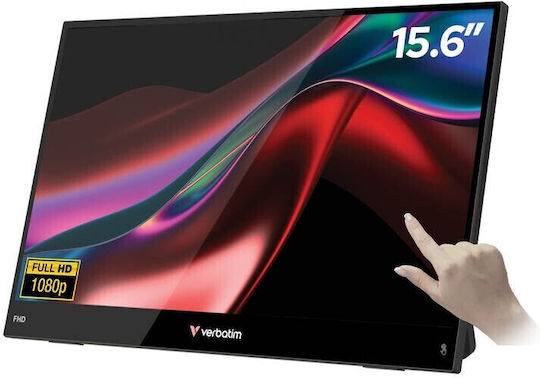 Verbatim Light 32402 IPS HDR Touch Φορητό Monitor 15.6" FHD 1920x1080 με Χρόνο Απόκρισης 10ms GTG