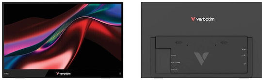 Verbatim Light 32402 IPS HDR Touch Φορητό Monitor 15.6" FHD 1920x1080 με Χρόνο Απόκρισης 10ms GTG