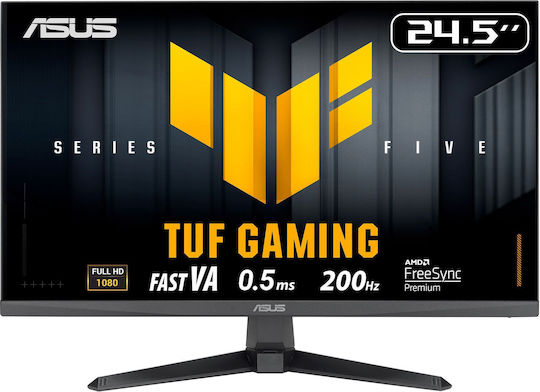 Asus TUF Gaming VG257Q5A TN HDR Monitor 25" FHD 1920x1080 200Hz with Response Time 0.5ms GTG