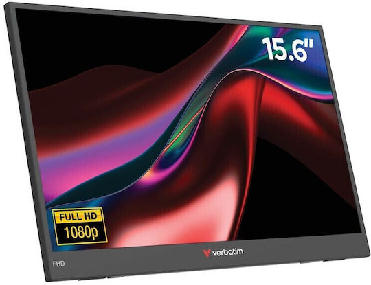 Verbatim Light 32401 IPS Монитор 15.6" FHD 1920x1080 с Време за Реакция 10мс GTG