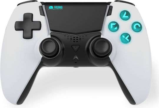 Freaks and Geeks Ασύρματο Gamepad για PS5 Λευκό
