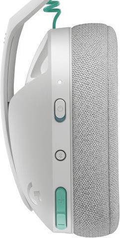 Logitech G321 Lightspeed Fără fir Over Ear Gaming Headset cu conexiune Bluetooth / USB Alb
