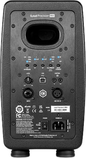IK Multimedia iLoud Precision 5 MKII Studio Monitor Lautsprecher 5" 135W Stück Schwarz