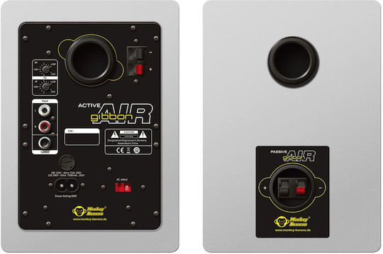 Monkey Banana Gibbon Air Студио Монитор Колонки 4" 30W Двойка Бели