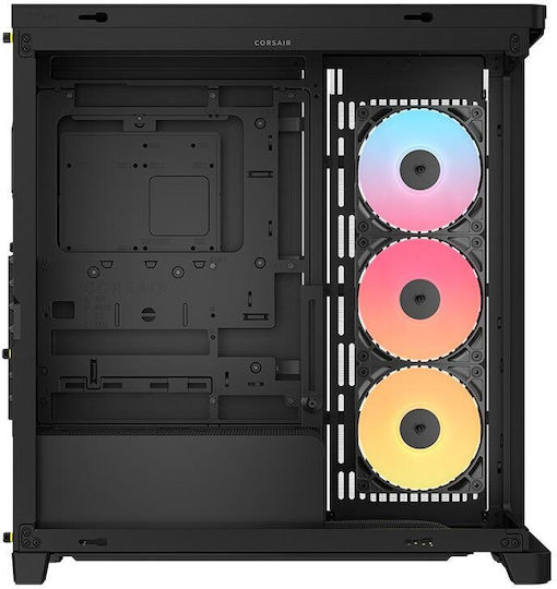 Corsair Frame 4500X RS-R ARGB Геймърско бюро Midi Tower Компютърна кутия със страничен прозорец Черен