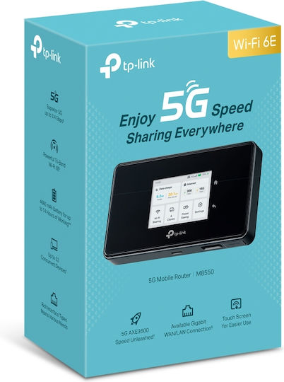 TP-LINK M8550 v1 Безжичен 5G Преносим Хотспот