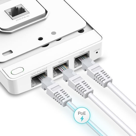 TP-LINK EAP235-Wall v6 Punct de acces Wi-Fi 5 Banda Duală (2.4 și 5GHz)