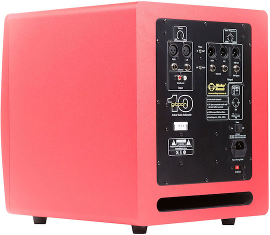 Monkey Banana Gibbon 10 Αυτοενισχυόμενο Subwoofer με Ηχείο 10" 300W Κόκκινο