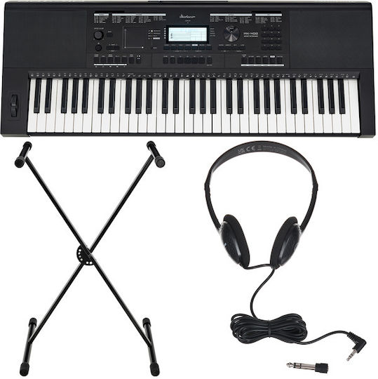 Startone Keybaord MK-400 Set cu 61 Dinamic Taste cu Pupitru Negru