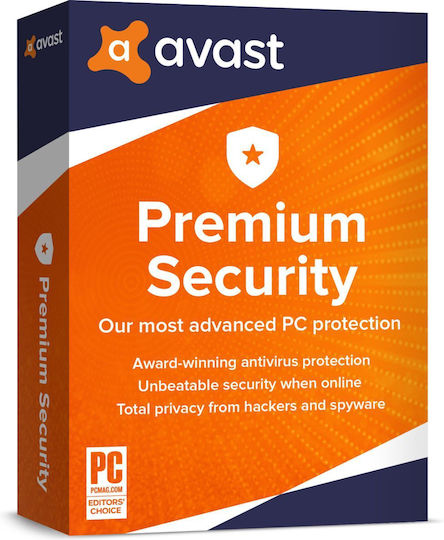Avast! Premium Security for Windows für 1 Gerät und 1 Jahr Nutzung (Elektronische Lizenz)
