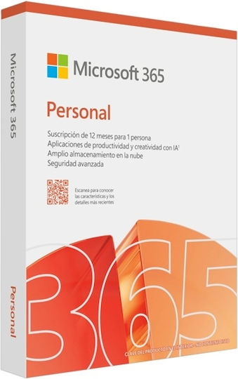 Microsoft 365 Personal Greacă cu Licență Electronică pentru 1 Utilizator și 1 An de utilizare