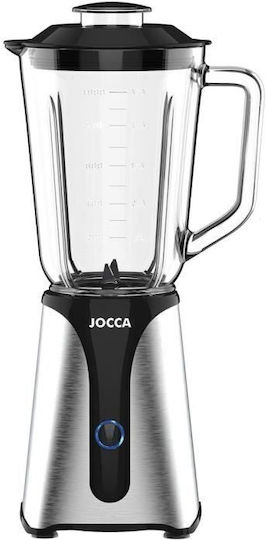 Jocca Μπλέντερ με Γυάλινη Κανάτα 1 lt 350W Μαύρο