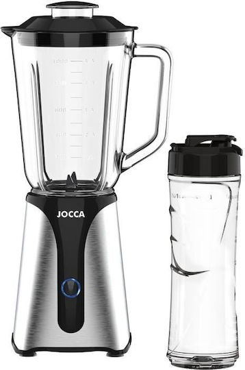 Jocca Μπλέντερ με Γυάλινη Κανάτα 1 lt 350W Μαύρο