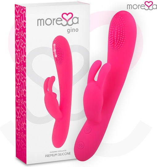 Amoressa Gino Premium Δονητής Rabbit 19cm Pink