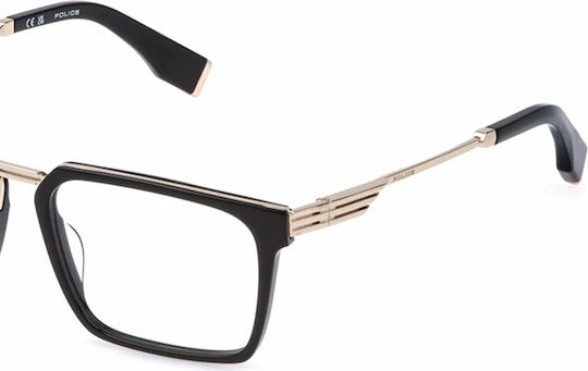 Police Vplq77e 300w 54 Rame Ochelari Negre