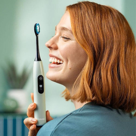 Beurer Electric Toothbrush with Pressure Sensor Green