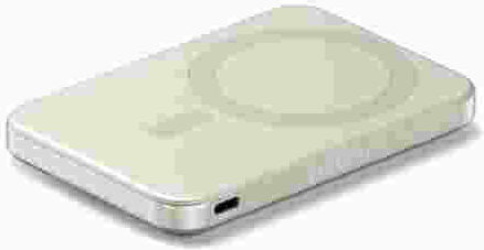 Satechi OntheGo MagSafe Qi2 Power Bank 5000mAh 15W mit USB-C Ausgangsanschlüsse Beiges
