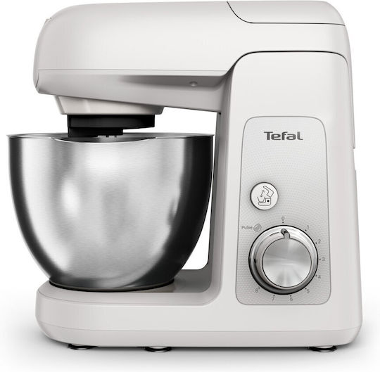 Tefal Bake Partner Stand Mixer 1100W with Stainless Mixing Bowl 4.6lt