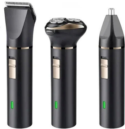 Set Rechargeable Hair Clipper Silver HM-7225T