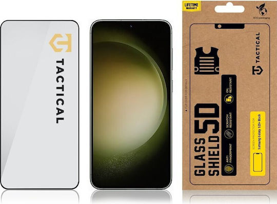 Tactical Shield 5D Full Face Tempered Glass Μαύρο (Galaxy S23+)