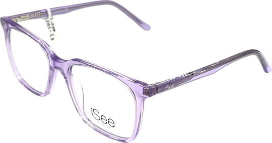 Crulle Children's Plastic Eyeglass Frame Purple 2101 C3