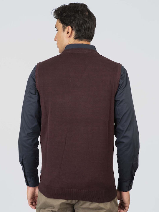 Knit Sweater Bordeaux Melange