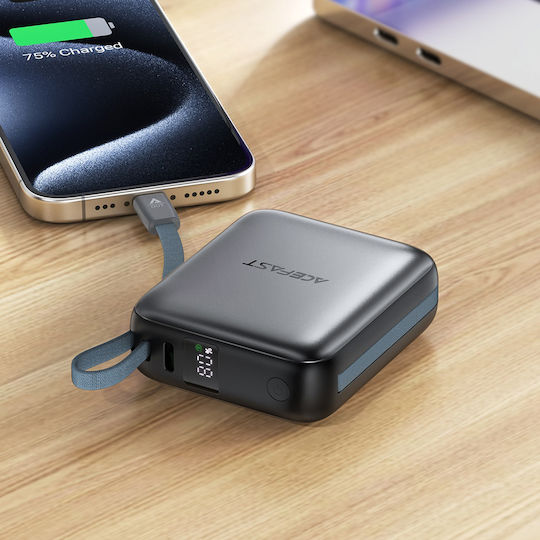 Acefast M23 Power Bank 10000mAh 22.5W με Θύρα USB-C Power Delivery Γκρι