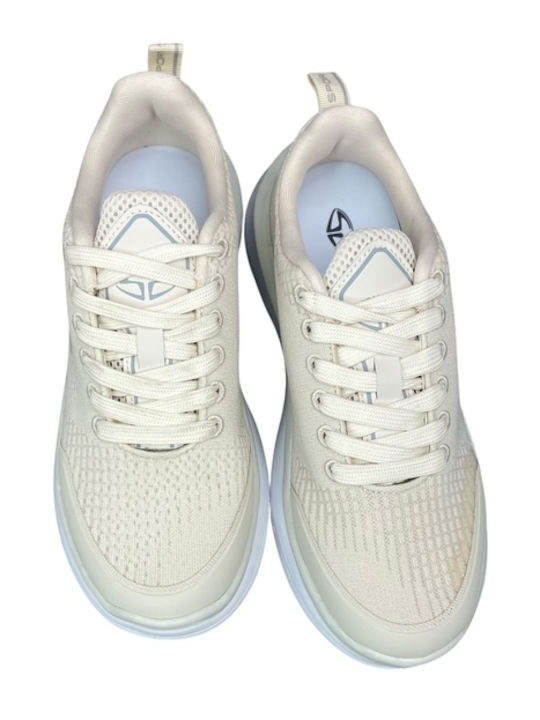 Damen Sneakers Beige