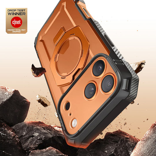 Supcase Ub Grip Pro Mag Back Cover Tempered Glass 0.33mm Πορτοκαλί (iPhone 17 Pro)