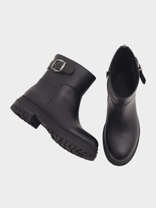 Stiefeletten Damen Schwarz