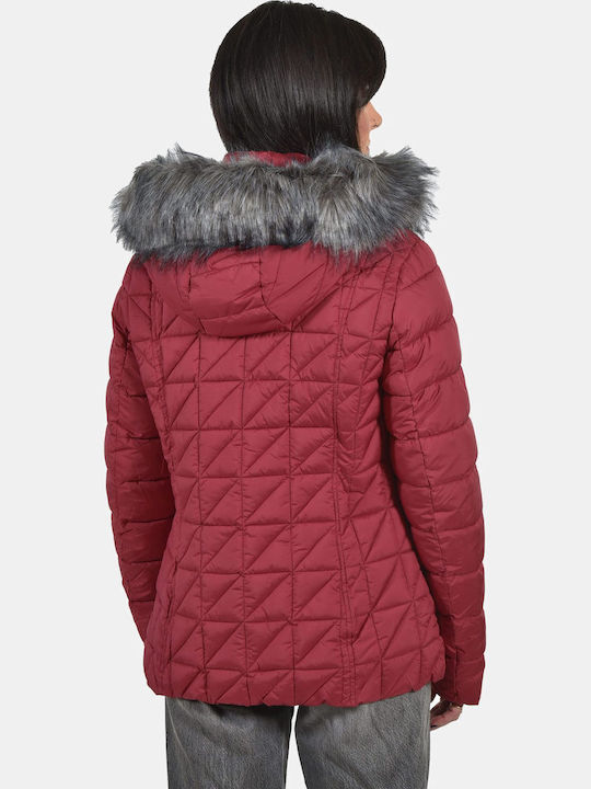 Women's Lifestyle Jacket for Winter Red