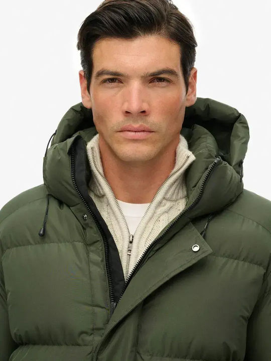 Μπουφάν Puffer Dark Moss Green
