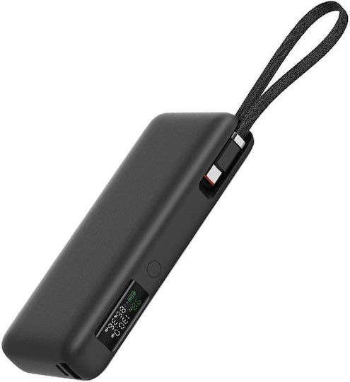Acefast M22 Power Bank 20000mAh με Θύρα USB-A και Θύρα USB-C Power Delivery Μαύρο