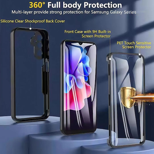 Techsuit ColorVerse 360 Vollschutz Silikon Rosa (Oppo A5 Pro)