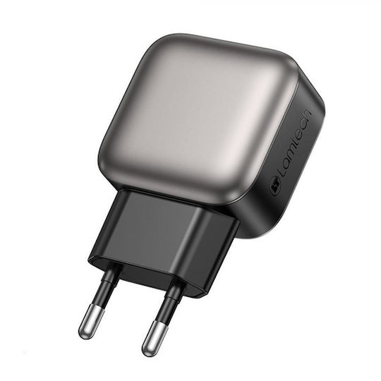 Lamtech Charger Without Cable with 2 USB-A Ports 12W Gray (LAM980480)